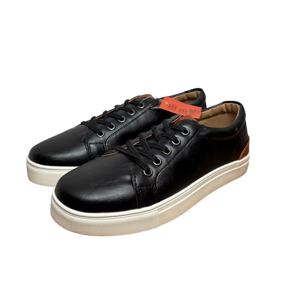 NEW Deer Stag Youth Sneaker Black Dress Casual Shoe Wiley Junior Size 3.5‎